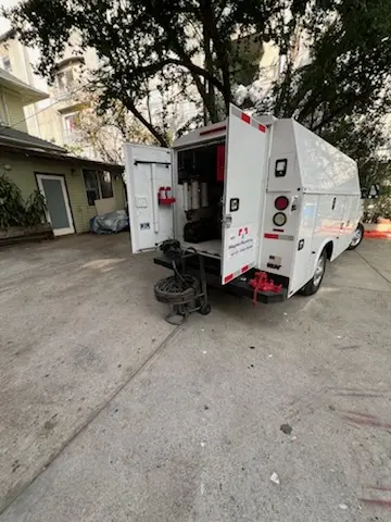 Magnet Plumbing service vehicle on-site for Slab Leak Repair in Pembroke Lakes South